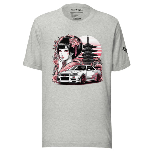 Fancy Bois Nissan Skyline R34 Grey Tee