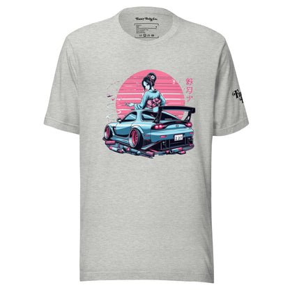 Fancy Bois Blue Mazda RX7 FD Grey Tee