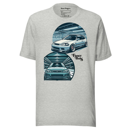 Fancy Bois Civic Hatchback Grey Tee