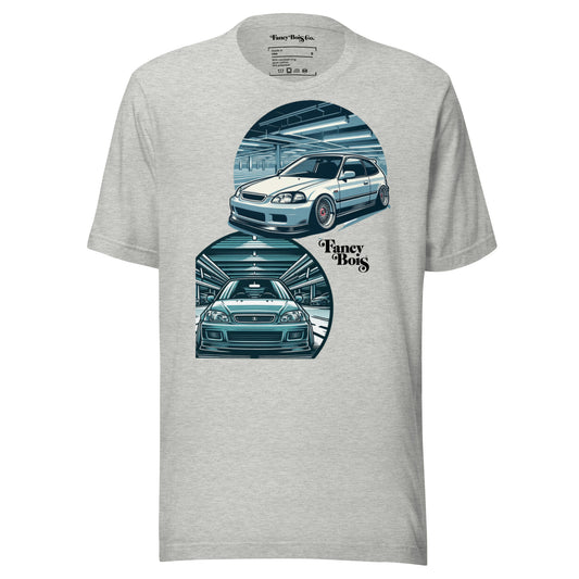 Fancy Bois Civic Hatchback Grey Tee