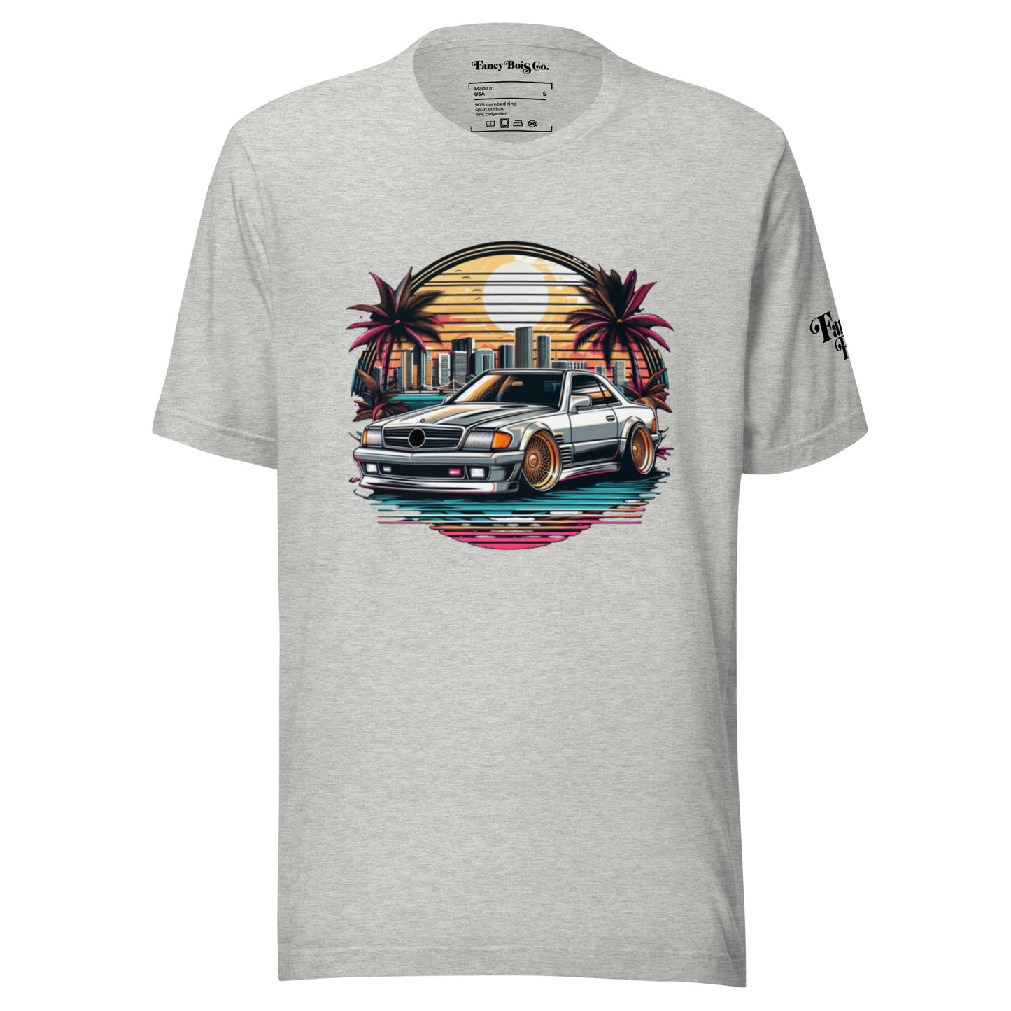 Fancy Bois Miami Vibes 500 SL Grey Tee