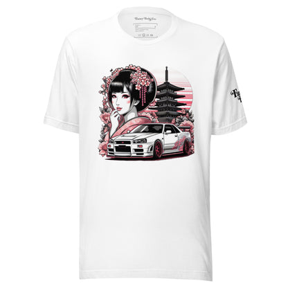 Fancy Bois Nissan Skyline R34 White Tee