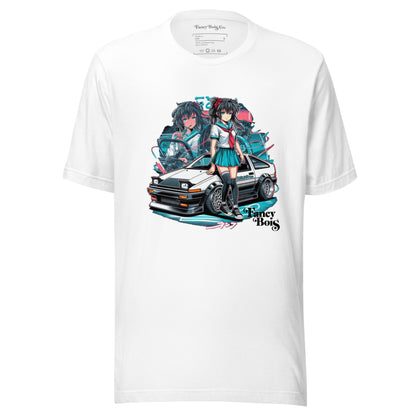 Fancy Bois Toyota Corolla AE86 White Tee