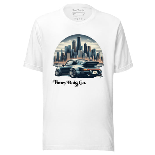 Fancy Bois Porsche 911 Carrera City Dreams White Tee