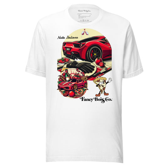 Fancy Bois Rarri Italian Stallian White Tee